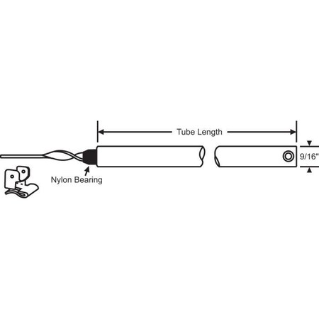 Strybuc 30in CLIP ON 5/8 NON TILT BAL 85M-30HD-1